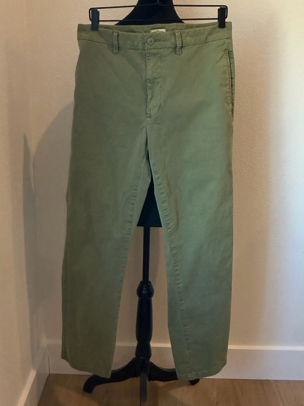 Orvis Classic Olive Green Men's Chino Pants RN70534 34W32L